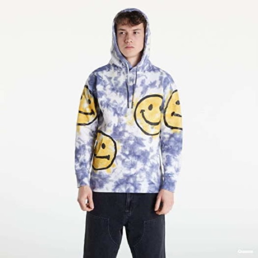 {Market} Men’s Small Smiley Tie Dye Hoodie 😊